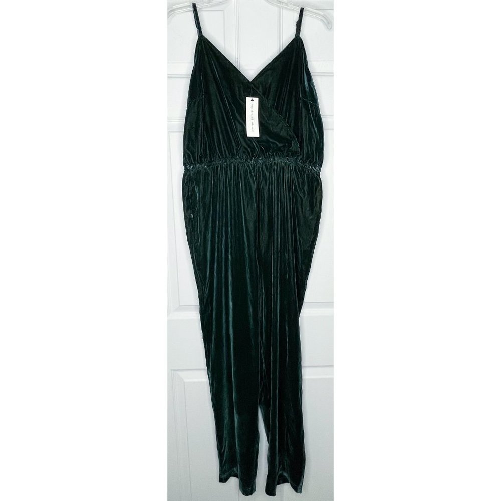 NWT Cupcakes & Cashmere Budapest Velvet Jumpsuit L - Picture 5 of 14